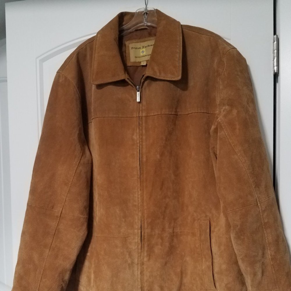 Boston Harbour Leather Jacket, Size XL